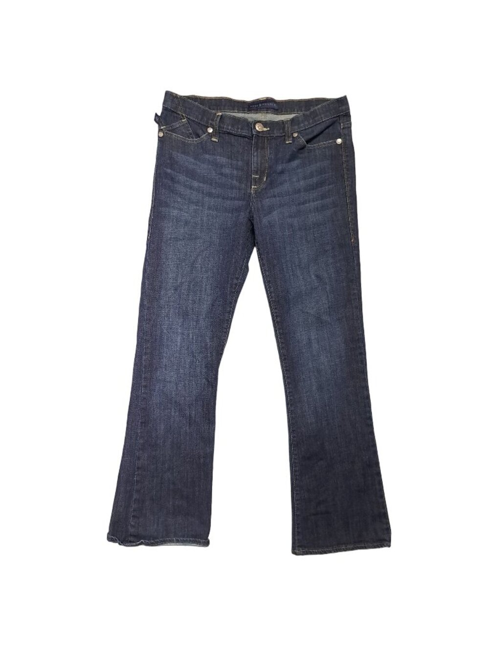 Rock & Republic Size 14 Kasandra Bootcut Denim Jeans Blue Mid Rise Casual Pant